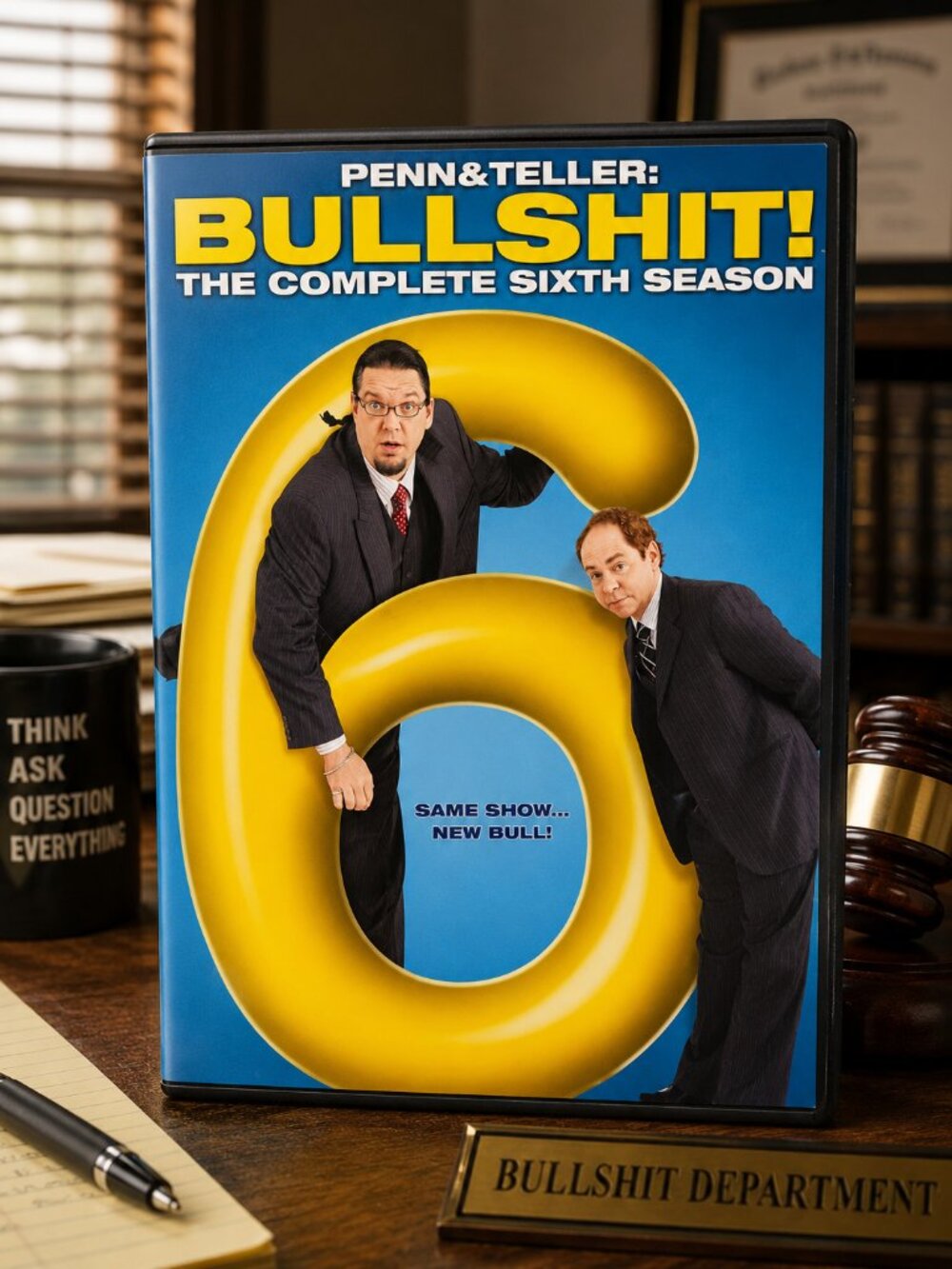Penn & Teller Bullshit: Complete Sixth Season 6 (2-DVD Set, Region 1) Very Good!